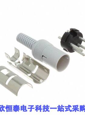 09GM4MX连接器 《 CONN PLUG MALE DIN 4POS SOLDER    》