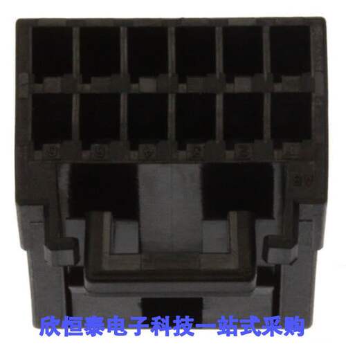2-1318118-6连接器 《 CONN RECEPT 12POS DUAL KEY-Y    》