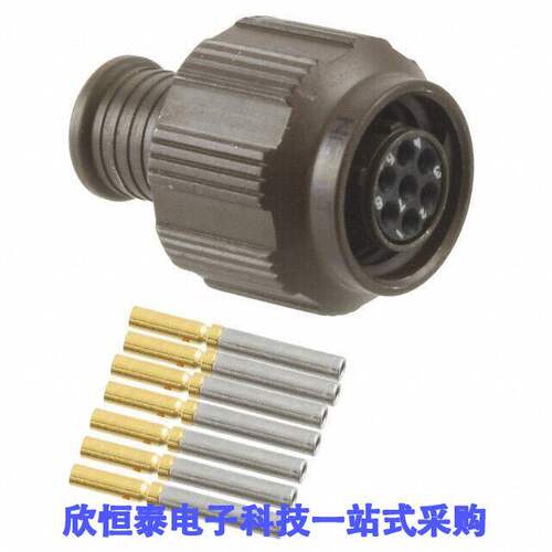 MKJ1A6W6-7SA连接器 《 CONN PLUG FMALE 7POS GOLD CRIMP    》