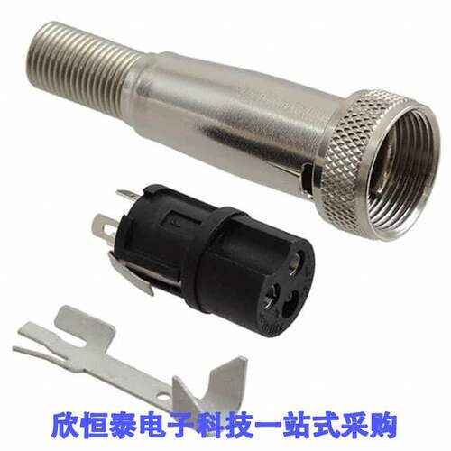 CB3FX连接器 《 CONN PLUG FMALE 3POS SOLDER    》