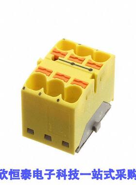 3273928连接器 《 DISTRIBUTION BLO【 YELLOW    》