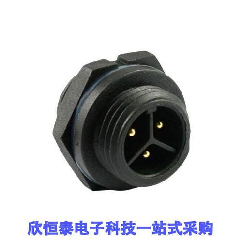 22003515-03连接器 《 STANDARD SERIES 3PIN REAR PANEL    》