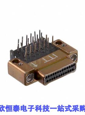 NDD-25PBRTT连接器 《 NANO MALE 25POS R/A SLDR    》