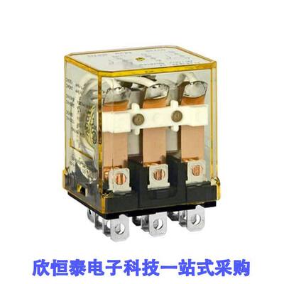 RH3B-ULCDC24V继电器 《 RELAY GEN PURPOSE 3PDT 10A 24V    》