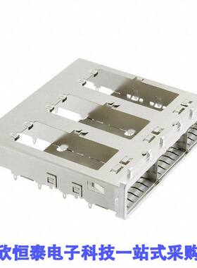 2007473-1连接器 《 CONN QSFP+ CAGE 1X3 PRESSFIT R/A    》