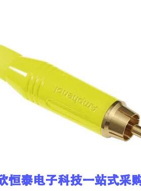 ACPR-YEL连接器 《 CONN PLUG RCA YELLOW    》