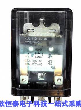 KUL-11D15D-48继电器 《 RELAY GEN PURPOSE DPDT 10A 48V    》