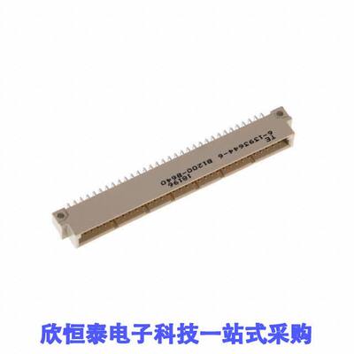 6-1393644-6连接器 《 CONN DIN PLUG 64POS PCB RA GOLD    》