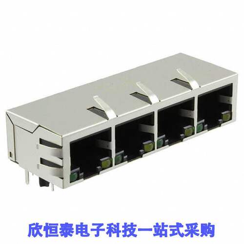 JXD0-4005NL连接器 《 CONN,RJ45,1X4,100D,GT,TY    》