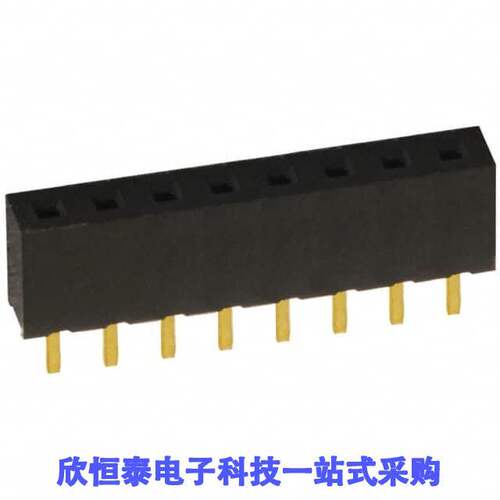 NPPN081BFCN-RC连接器 《 CONN HDR 8POS 0.079 GOLD PCB    》