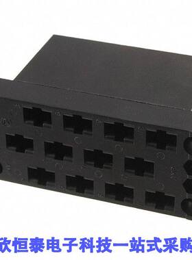 205043-1连接器 《 CONN RCPT HSG 12POS BLK PNL MNT    》