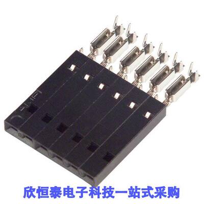 5-103975-5连接器 《 CONN RCPT 6POS IDC 22-26AWG GOLD    》