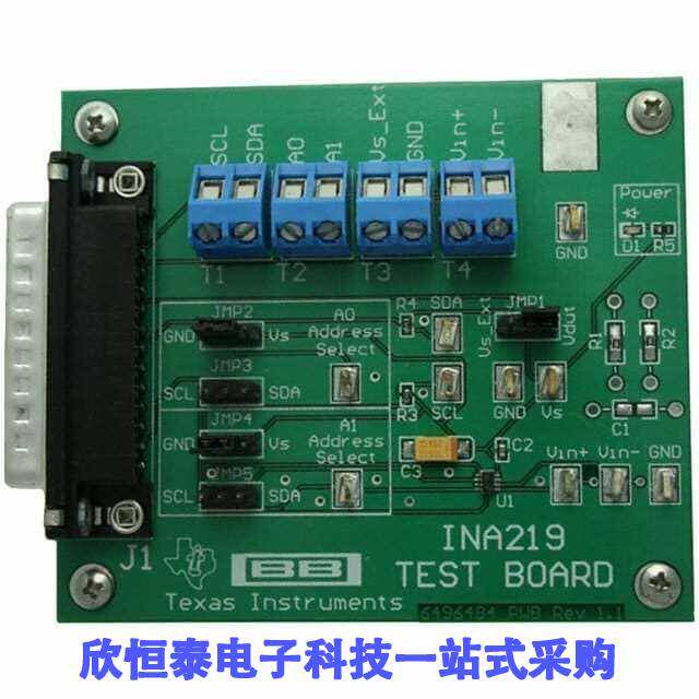 INA219EVM开发板 《 EVAL MODULE FOR INA219    》