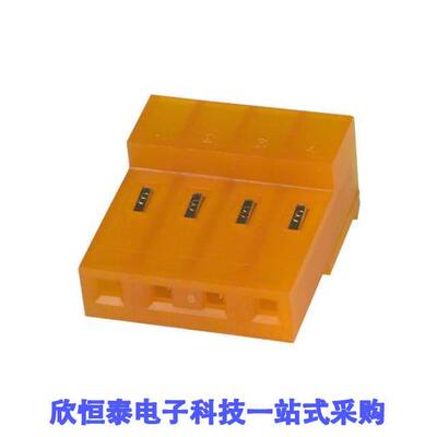 640431-4连接器 《 CONN RCPT 4P IDC 18AWG TIN-LEAD    》