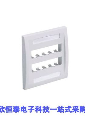 CFPE10EI-2GY连接器 《 FACEPLATE, 10 PORT, DOUBLE GANG,    》