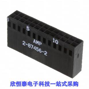 2-87456-2连接器 《 CONN RCPT HSG 26POS 2.54MM    》