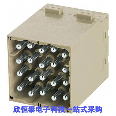 09140203001连接器 《 MODULE MALE 20POS CRIMP    》