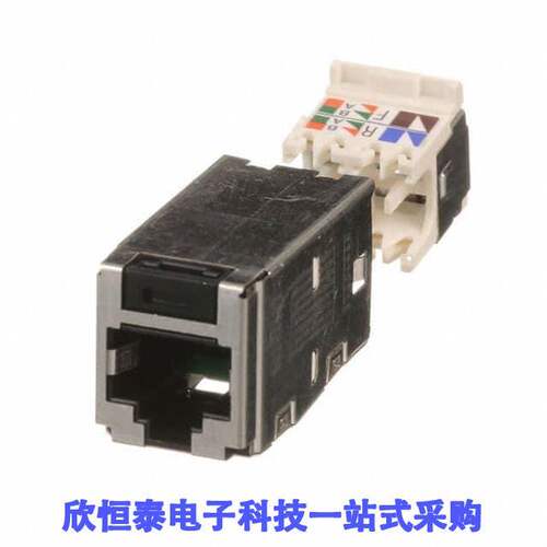 CJS688TGY-24连接器 《 MINI-COM MODULE, CAT 6, SHIELDED    》