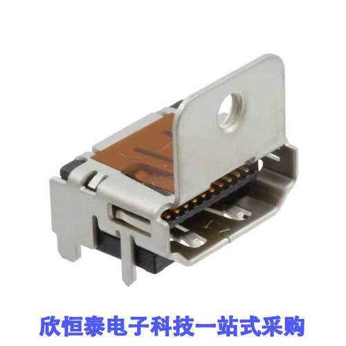 1-1747981-4连接器 《 CONN RCPT HDMI 19POS PNL MNT R/A    》