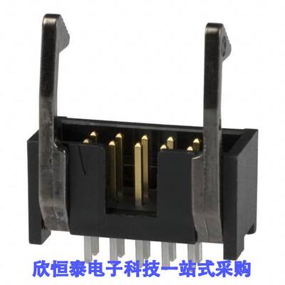 1761608-3连接器 《 CONN HEADER VERT 10POS 2.54MM    》