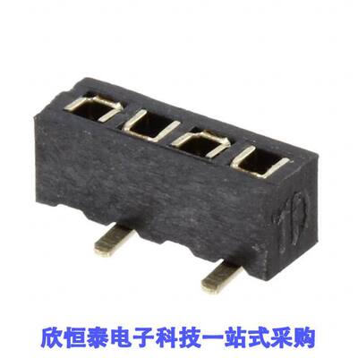 M50-3130445连接器 《 CONN RCPT 4POS 0.05 GOLD SMD    》