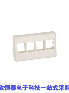 NK4MFIW连接器 《 FACEPLATE 4PORT OFF WHITE    》
