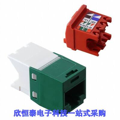 CJ5E88TGIG连接器 《 CATEGORY 5E, RJ45, 8-POSITION, 8    》