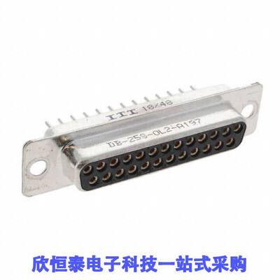 DB-25S-OL2-A197连接器 《 CONN D-SUB RCPT 25POS STR PCB    》