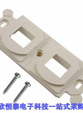 NK2106MFWH连接器 《 MOD FRAME SNGL GANG 2PORT WHITE    》