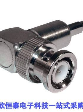 112198连接器 《 CONN BNC PLUG R/A 50 OHM SOLDER    》