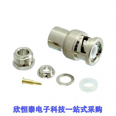 1-1337420-0连接器 《 CONN BNC PLUG STR 50 OHM SOLDER    》