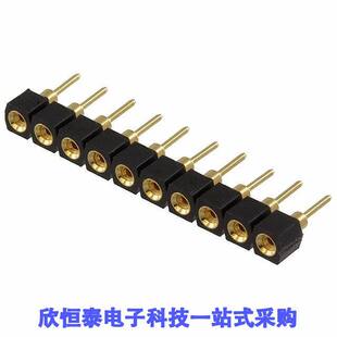 CONN GOLD AG90D 10POS 10连接器 SIP 510