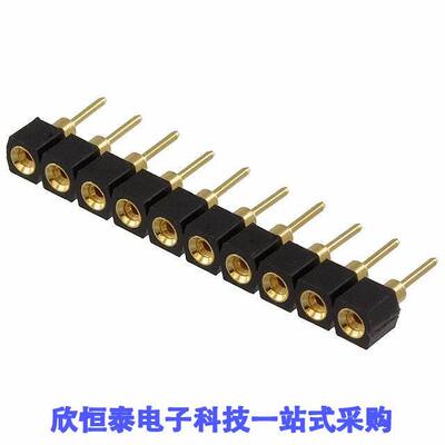 510-AG90D-10连接器 《 CONN SO【ET SIP 10POS GOLD    》