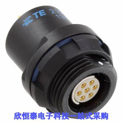2101553-1连接器 《 CONN RCPT FMALE 7POS GOLD SOLDER    》