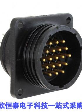 213782-4连接器 《 CONN RCPT MALE 19POS GOLD SOLDER    》