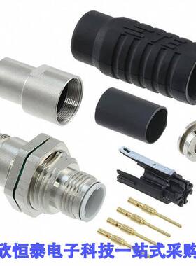 1-2823445-6连接器 《 CONN PLUG MALE 4POS GOLD CRIMP    》