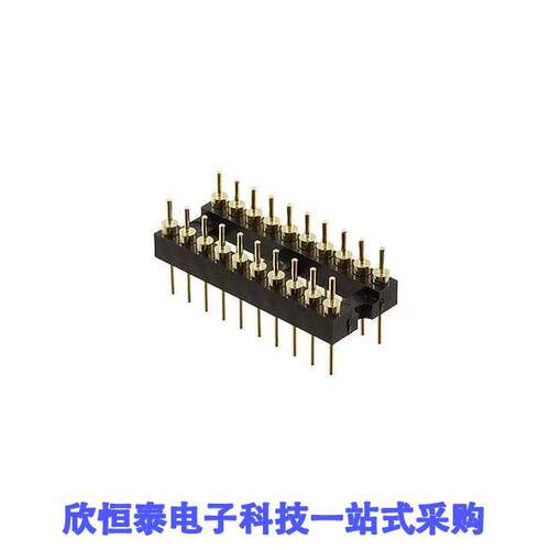 220-1-20-003连接器 《 CONN HDR DIP MALE PIN 20POS GOLD    》