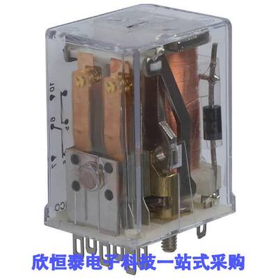 R10-E1X2-V185继电器 《 RELAY GEN PURPOSE DPDT 5A 12V    》