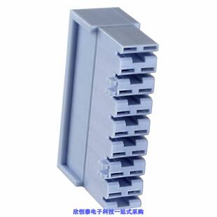 RCPT HOUSING 0.25 521210 BLUE CONN 8POS 1连接器