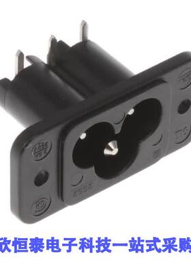 6160.0002连接器 《 PWR ENT RCPT IEC320-C6 PNL SLDR    》