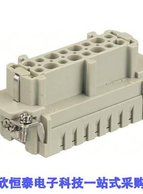 09330162716连接器 《 INSERT FEMALE 16POS+1GND PUSH IN    》