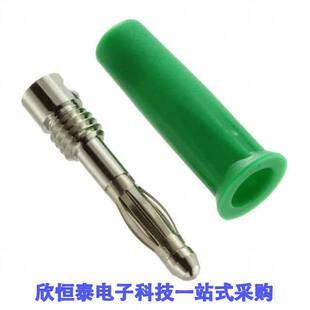 BANANA CONN PLUG SLDRLESS CT2011 GREEN 5连接器