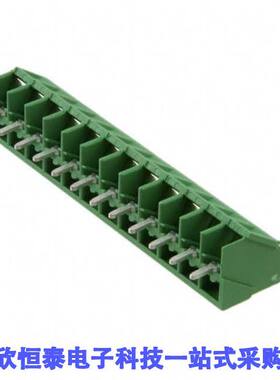 1-282847-2连接器 《 TERM BLK 12POS 35DEG 5.08MM PCB    》