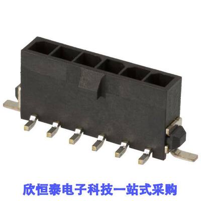 2-1445096-6连接器 《 CONN HEADER SMD 6POS 3MM    》