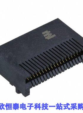 1-1761987-8连接器 《 CONN MINI SAS RCP 38P SLD RA SMD    》