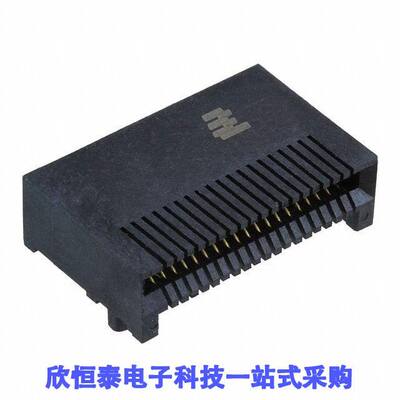 1-1761987-8连接器 《 CONN MINI SAS RCP 38P SLD RA SMD    》