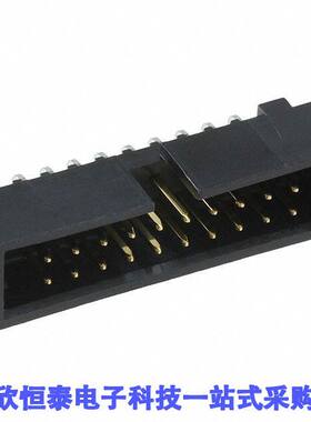 0702472054连接器 《 CONN HEADER R/A 20POS 2.54MM    》