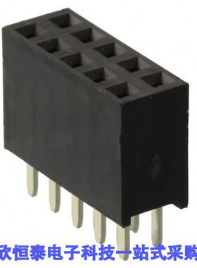 61301021821连接器 《 CONN HDR 10POS 0.1 GOLD PCB    》