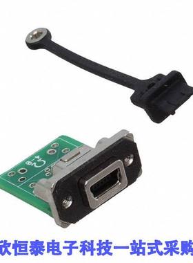 MUSBBA5135连接器 《 CONN RCPT USB2.0 MINI B PNL MNT    》