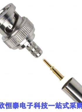 112116连接器 《 CONN BNC PLUG STR 50 OHM CRIMP    》